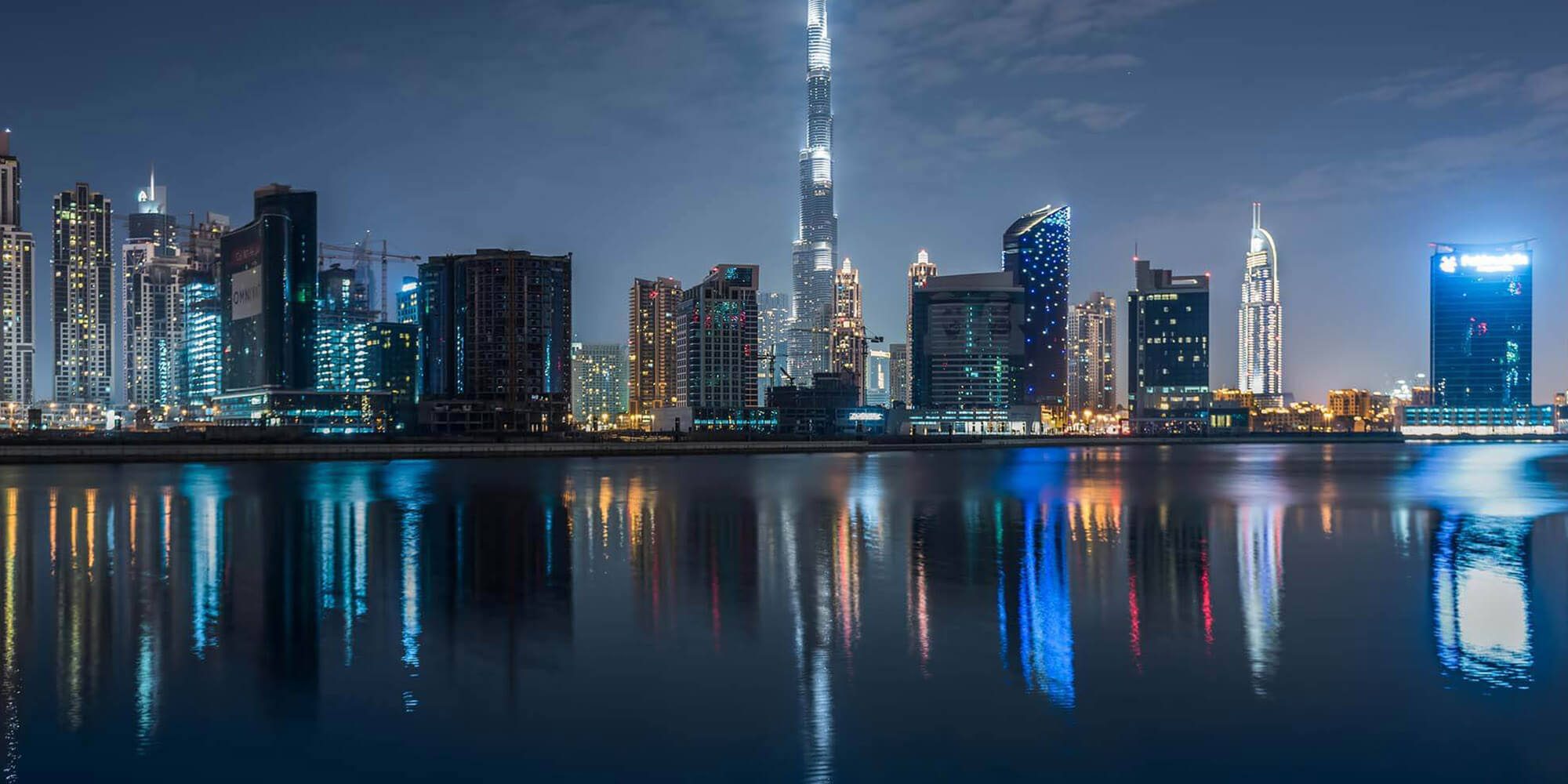 Dubai at night